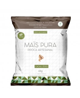 Pipoca Cacau Zero Mais Pura - 65gr