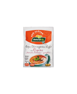 Sopa Termogênica Ligth Carne Com Tomate Sem Glúten Natural Life - 20g