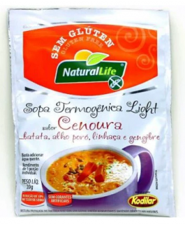 Sopa Termogênica Light Batata Com Alho Poró Sem Glúten Natural Life - 20g