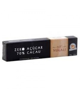 Chocolate Nugali Zero Açúcar 70% Cacau - 40gr