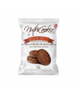 Cookie Cacau Sem Adição de Açúcar Nutripleno - 120gr