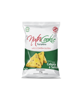 Petisco Salgado Nutricookie Cebola e Salsa Nutripleno - 120gr