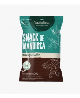Snack Mandioca Manjericão Nutripleno - 30gr