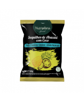 Sequilho de Abacaxi com Coco Zero Açúcar Nutripleno - 80g