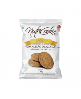Cookie Banana com Canela Sem Adição de Açúcar Nutripleno - 120gr