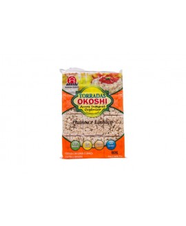 Torrada de Arroz Integral Orgânico com Quinoa e Linhaça Okoshi - 75gr