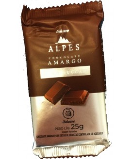 Chocolate Amargo 54%  Zero Açúcar Salware - 30gr