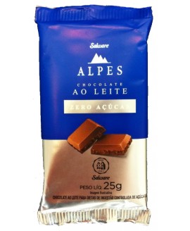 Chocolate ao Leite Zero Açucar Salware - 30gr