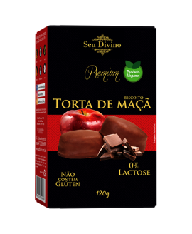 Biscoito Torta de Maçã Seu Divino - 120gr