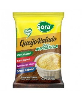 Queijo Ralado Vegetal Mussarela Sora - 50gr