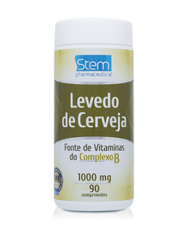Levedo de Cerveja Stem Pharmaceutical 1000mg - 90cp ou 60cp