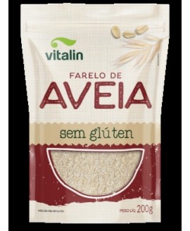 Farelo de Aveia Sem Glúten Vitalin - 200gr