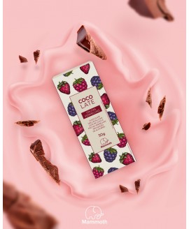 CocoLate 55% Cacau Frutas Vermelhas Mammoth - 30gr