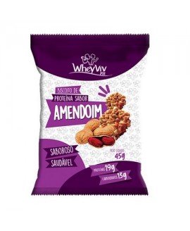 Biscoito Amendoim Fit WheyViv - 45gr
