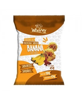 Biscoito Banana Fit WheyViv - 45gr