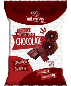 Biscoito Chocolate Fit WheyViv - 45gr