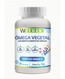 Ômega 3 Vegetal WVegan - 60cp