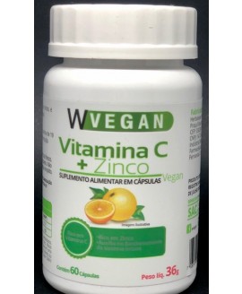 Vitamina  C 500mg + Zinco WVegan - 60cp 