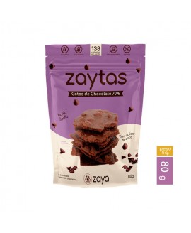 Zaytas Gotas de Chocolate 70% Zaya – 80gr