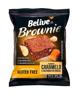Brownie Caramelo com Castanha do Brasil Belive - 40gr