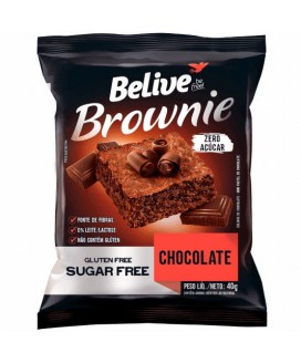 Brownie Chocolate Sem Açúcar Belive - 40gr