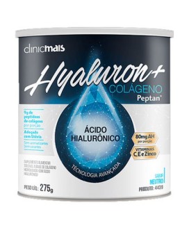 Hyaluron+ Colágeno com Ácido Hialurônico Clinicmais - 275g