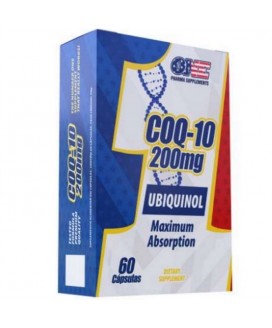Coenzima Q10 Ubiquinol 200mg Coq10  One Pharma Supplements - 60 capsulas