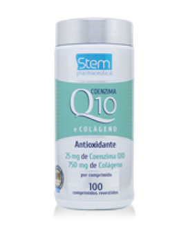 Colágeno com Coenzima Q10 Stem Pharmaceutical - 100cp