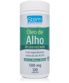 Óleo de Alho Desodorizado Stem Pharmaceutical 500mg - 120cp