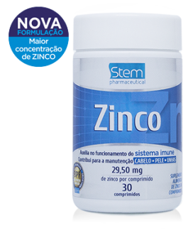 Zinco 29,50 mg Stem Novalatina - 30cp